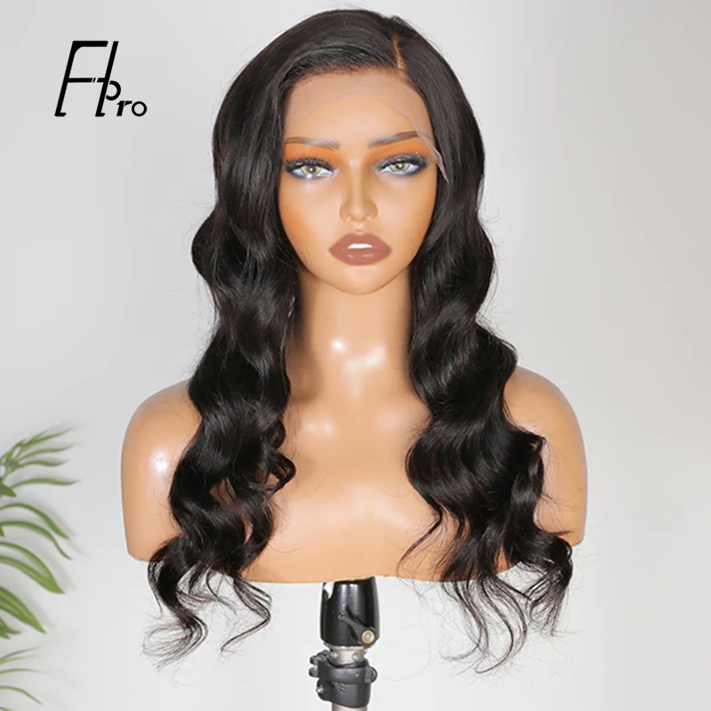 5×5 Lace Closure Wig Body Wave Pre Plucked With Baby Hair